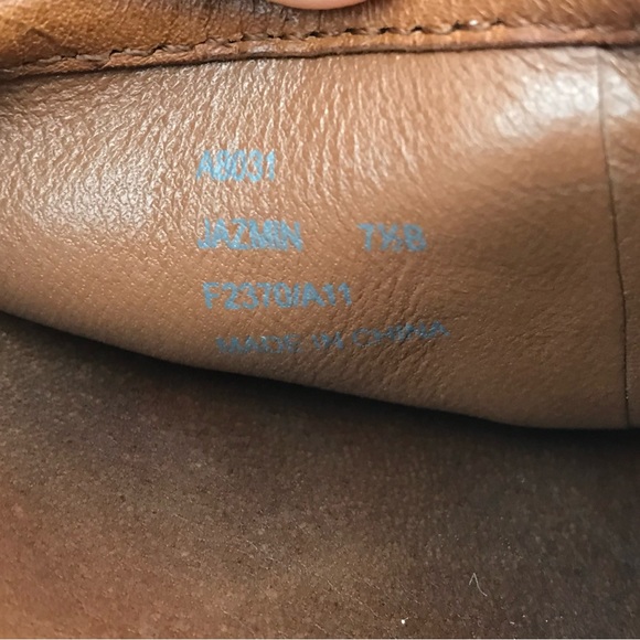 Coach Jazmin Wedge Sandals in Cream Canvas, Brown Leather & Cork - Picture 11 of 11